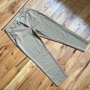 Gap slim cropped pants in camel brown tan size 4